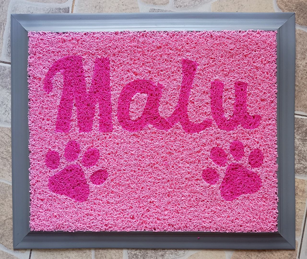 Tapete personalizado Malu · huellas — Mascotas & Hogar